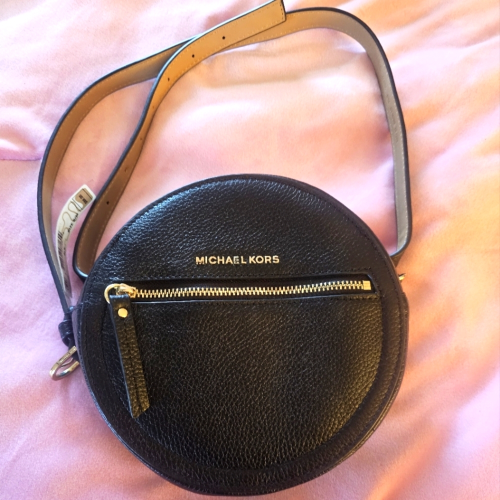 Michael Kors round leather Fanny bag